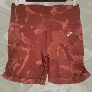 Savanna Cherry Brown Adapt Camo Seamless Shorts | Gymshark